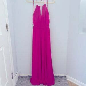 Express Hot Pink Maxi Dress